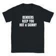 BENDERS KEEP YOU HOT & SKINNY - BABY TEE – Black