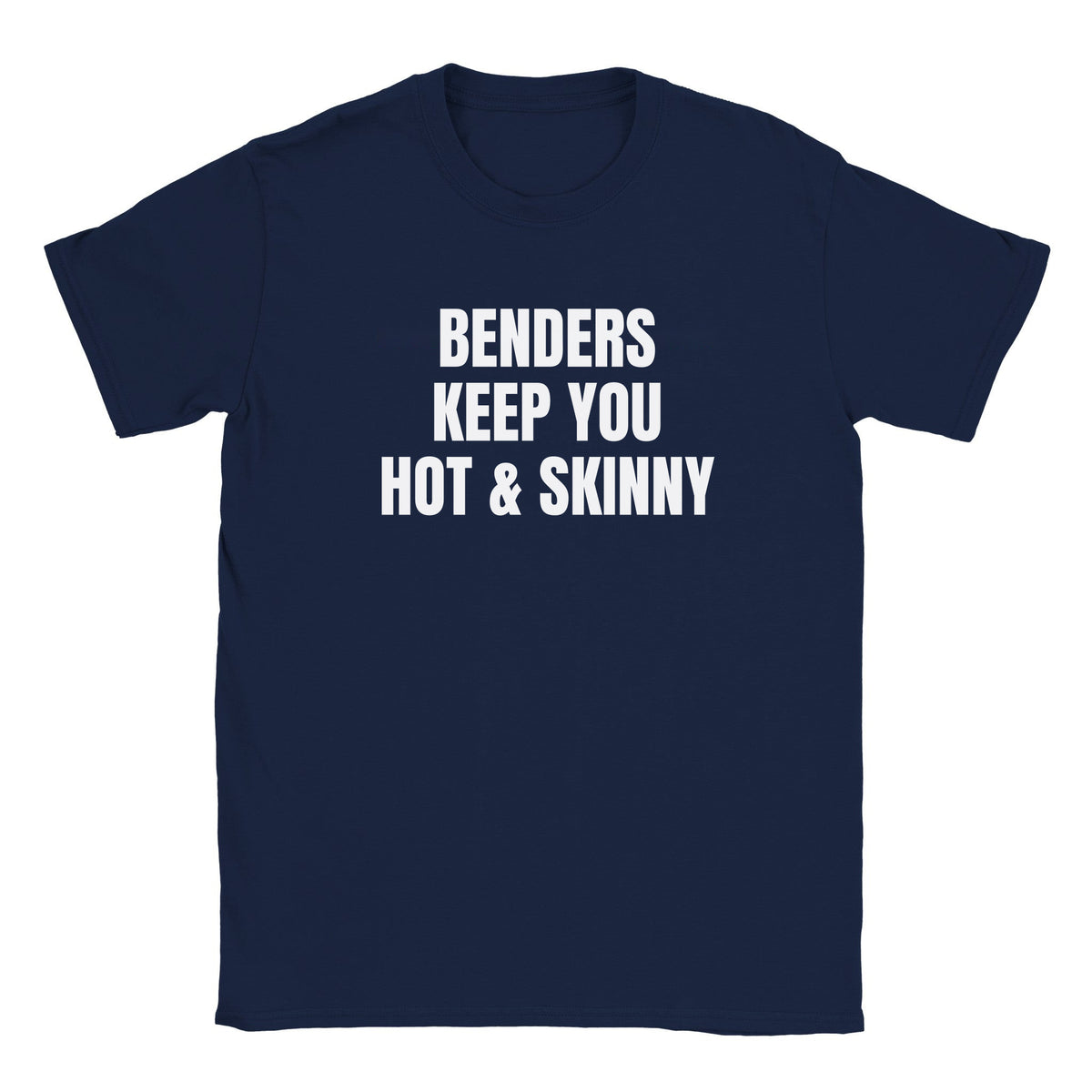 BENDERS KEEP YOU HOT & SKINNY - BABY TEE – Navy