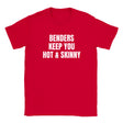 BENDERS KEEP YOU HOT & SKINNY - BABY TEE – Red