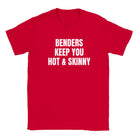 BENDERS KEEP YOU HOT & SKINNY - BABY TEE – Red