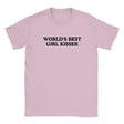 WORLD'S BEST GIRL KISSER - BABY TEE – Light Pink