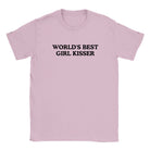 WORLD'S BEST GIRL KISSER - BABY TEE – Light Pink