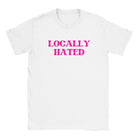 LOCALLY HATED - BABY TEE – White