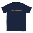 THEY WERE RIGHT - BABY TEE – Navy
