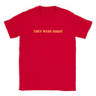 THEY WERE RIGHT - BABY TEE – Red