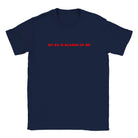 MY EX IS SCARED OF ME - BABY TEE – Navy