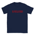 MY ANXIETY IS CHRONIC BUT THIS ASS IS ICONIC - BABY TEE – Navy