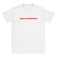 DAD'S FAVOURITE - BABY TEE – White