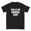 THIS IS MY DRINKING SHIRT - BABY TEE – Black