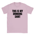 THIS IS MY DRINKING SHIRT - BABY TEE – Light Pink