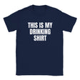 THIS IS MY DRINKING SHIRT - BABY TEE – Navy