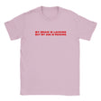 MY BRAIN IS LACKING BUT MY ASS IS PACKING - BABY TEE – Light Pink