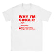 TITS ARE TOO BIG, MIGHT KILL SOMEONE - BABY TEE – White