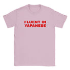 FLUENT IN YAPANESE - BABY TEE – Light Pink