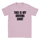 THIS IS MY DRIVING SHIRT - BABY TEE – Light Pink