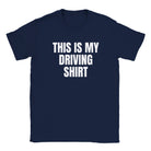 THIS IS MY DRIVING SHIRT - BABY TEE – Navy