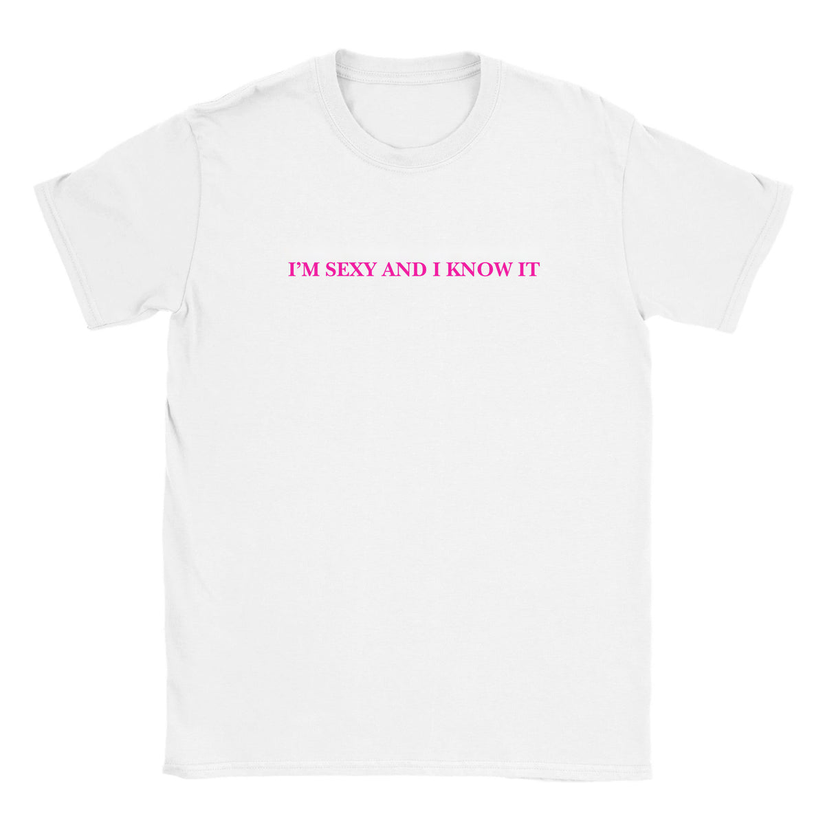 I'M SEXY AND I KNOW IT - BABY TEE – White
