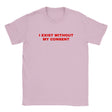 I EXIST WITHOUT MY CONSENT - BABY TEE – Light Pink