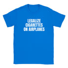 LEGALIZE CIGARETTES ON AIRPLANES - BABY TEE – Royal