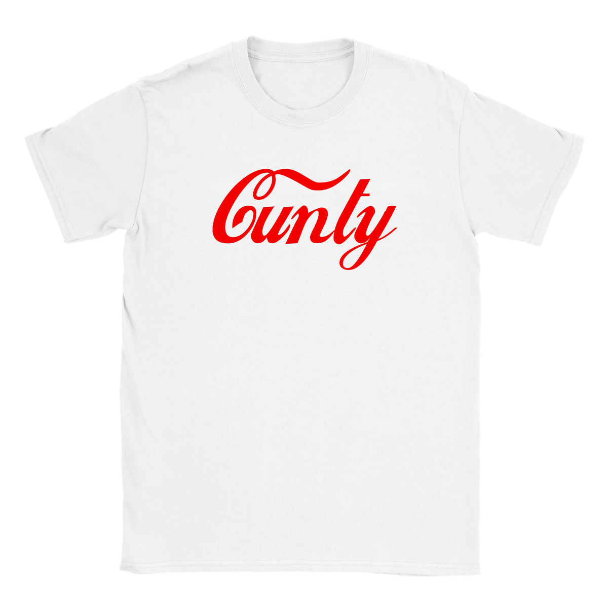 CUNTY - BABY TEE – White
