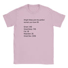 ALRIGHT FELLAS PICK THE PERFECT WOMEN YOU HAVE 5$ - BABY TEE – Light Pink