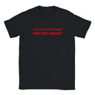 PLAY WITH MY PUSSY NOT MY HEART - BABY TEE – Black