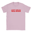 HOT GIRLS READ BOOKS - BABY TEE – Light Pink