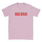 HOT GIRLS READ BOOKS - BABY TEE – Light Pink