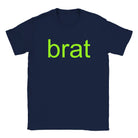 BRAT - BABY TEE – Navy