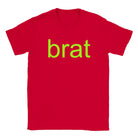 BRAT - BABY TEE – Red