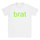 BRAT - BABY TEE – White