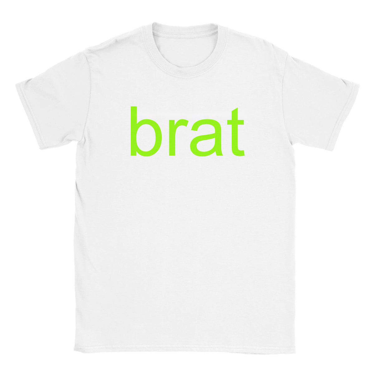 BRAT - BABY TEE – White