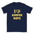 I LOVE SURFER BOYS - BABY TEE – Navy