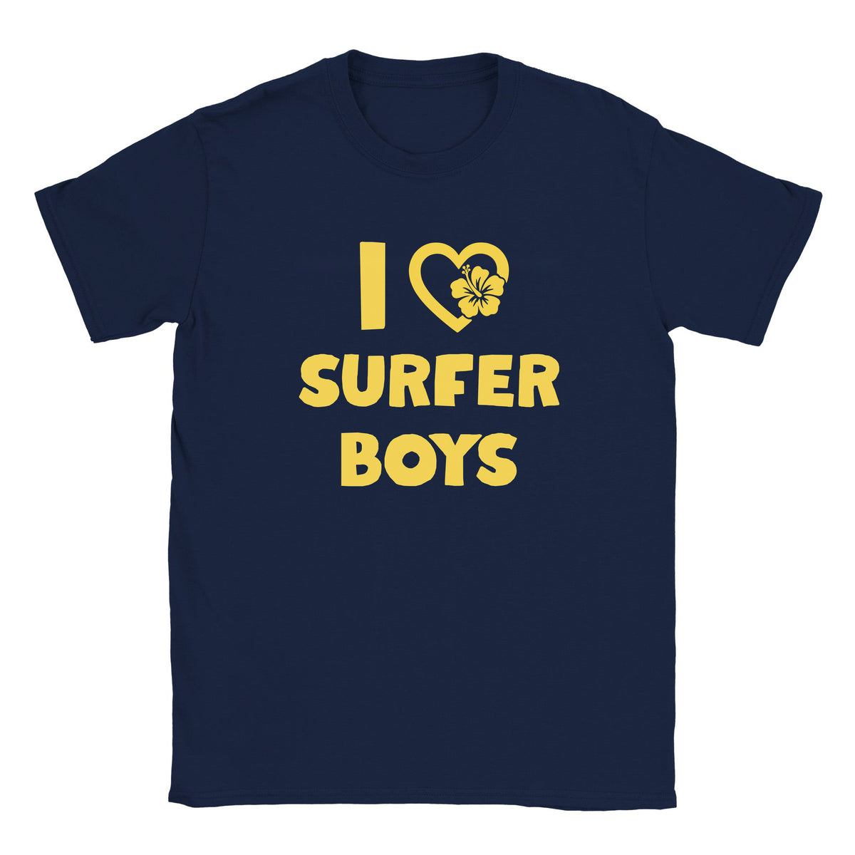 I LOVE SURFER BOYS - BABY TEE – Navy