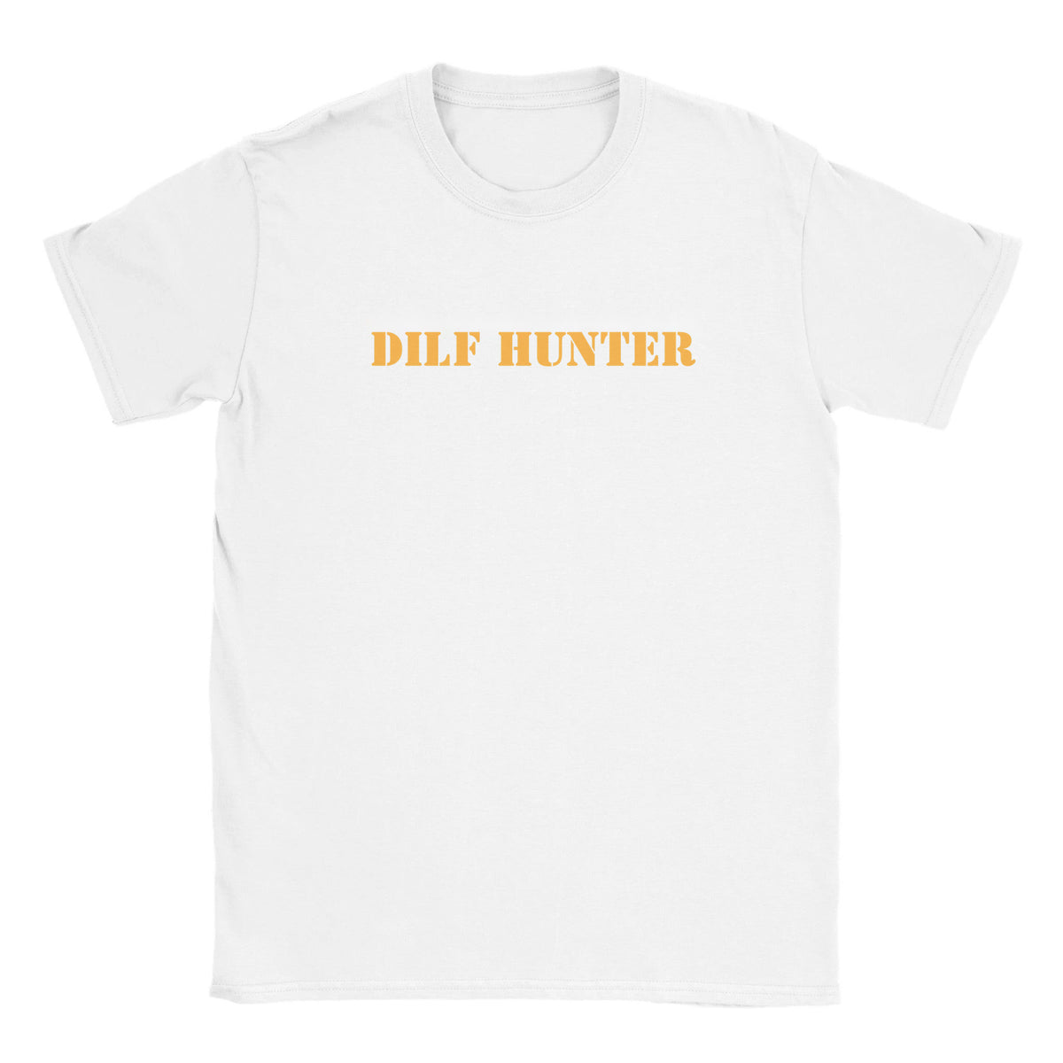 DILF HUNTER - BABY TEE – White