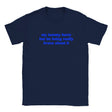 MY TUMMY HURTS BUT IM BEING REALLY BRAVE ABOUT IT - BABY TEE – Navy