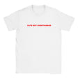CUTE BUT OVERTHINKER - BABY TEE – White