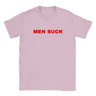 MEN SUCK - BABY TEE – Light Pink