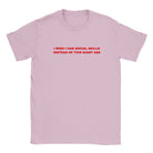 I WISH I HAD SOCIAL SKILLS INSTEAD OF THIS GIANT ASS - BABY TEE – Light Pink