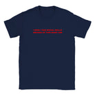 I WISH I HAD SOCIAL SKILLS INSTEAD OF THIS GIANT ASS - BABY TEE – Navy