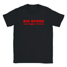 BIG BOOBS EVEN BIGGER DREAMS - BABY TEE – Black