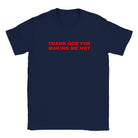 THANK GOD FOR MAKING ME HOT - BABY TEE – Navy