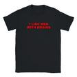 I LIKE MEN WITH BRAINS - BABY TEE – Black