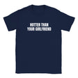 HOTTER THAN YOUR GIRLFRIEND - BABY TEE – Navy