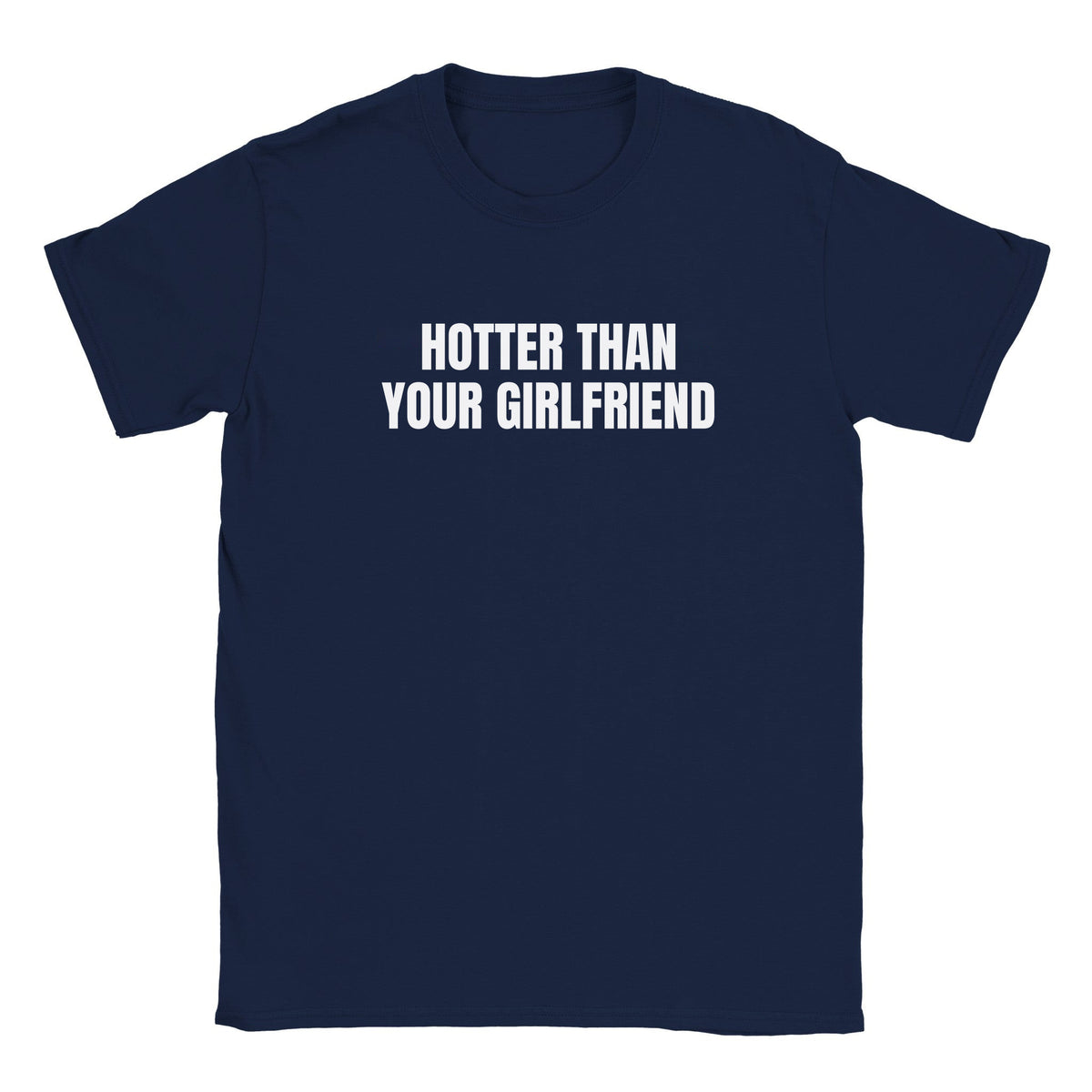 HOTTER THAN YOUR GIRLFRIEND - BABY TEE – Navy