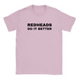 REDHEADS DO IT BETTER - BABY TEE – Light Pink