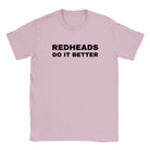 REDHEADS DO IT BETTER - BABY TEE – Light Pink