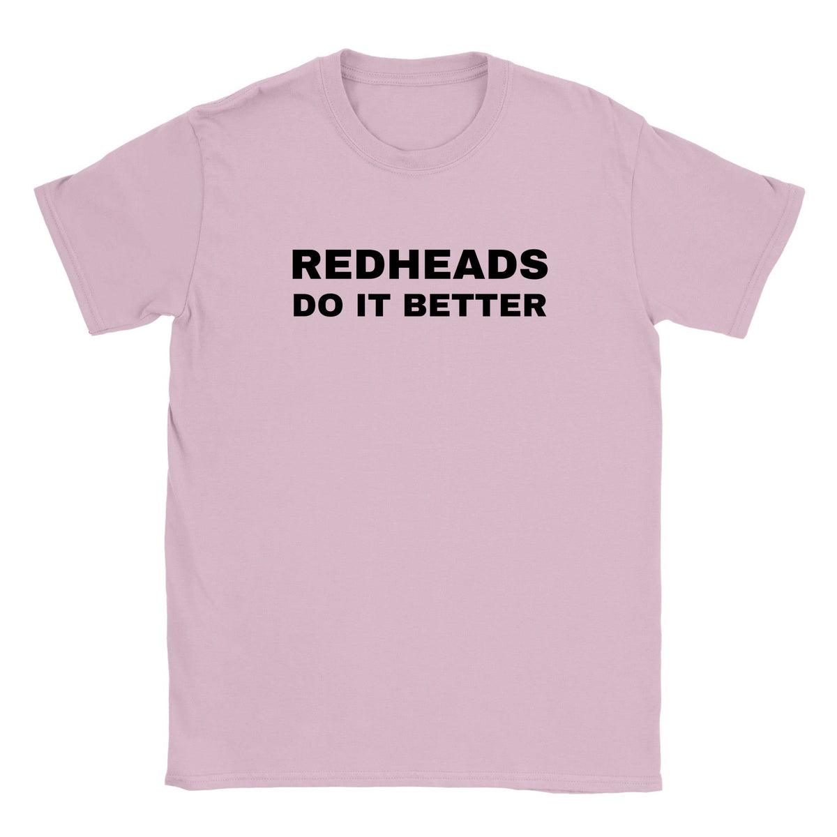 REDHEADS DO IT BETTER - BABY TEE – Light Pink