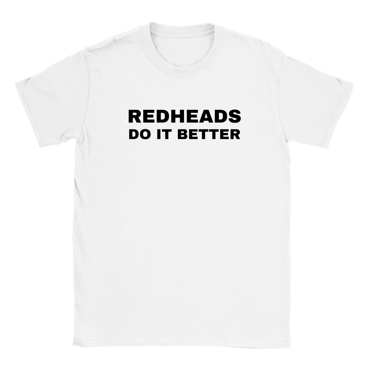 REDHEADS DO IT BETTER - BABY TEE – White