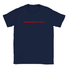 WRONG HOLE BUT I LIKE IT - BABY TEE – Navy